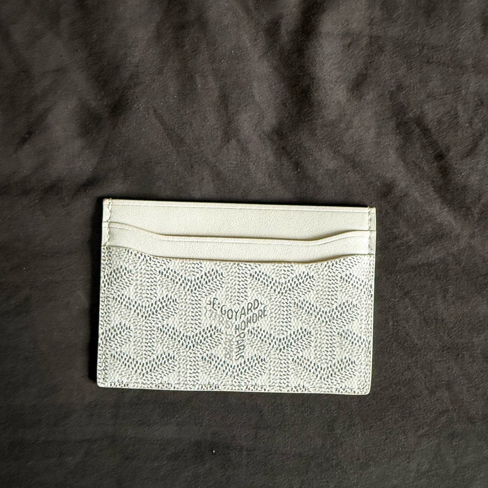 Goyard Cream Card Holder